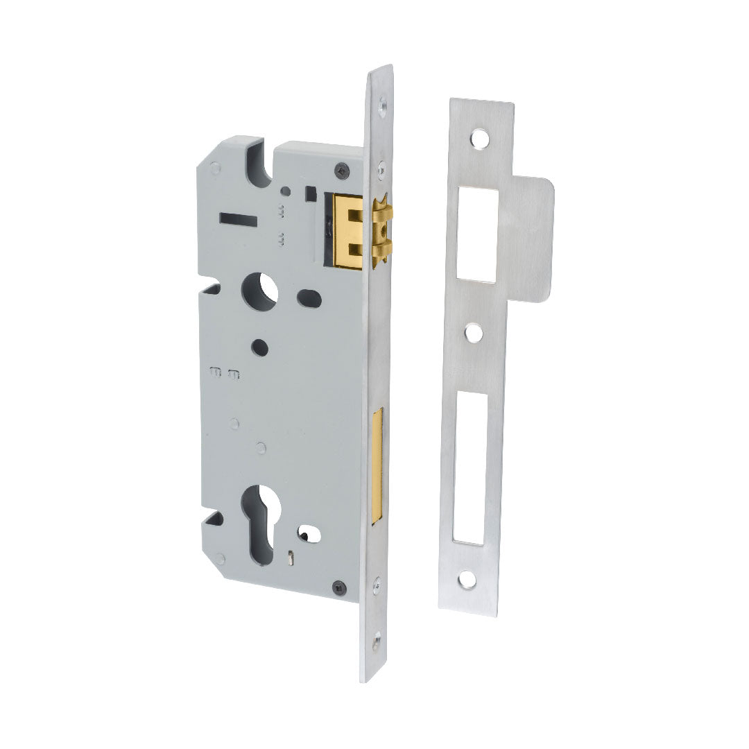 IVER EURO MORTICE LOCK ROLLER 45MM BACKSET