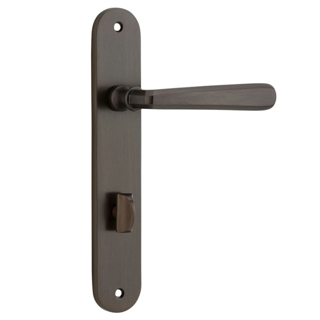 Iver Copenhagen Privacy Lever Set Oval Backplate 240 X 40 X 61mm