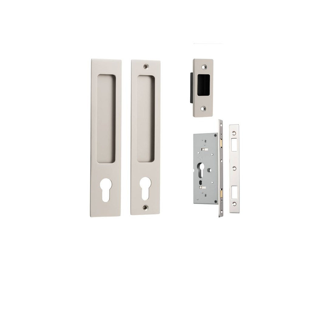 Iver Sliding Door Flush Pull Rect Entrance Set 225 X 45mm