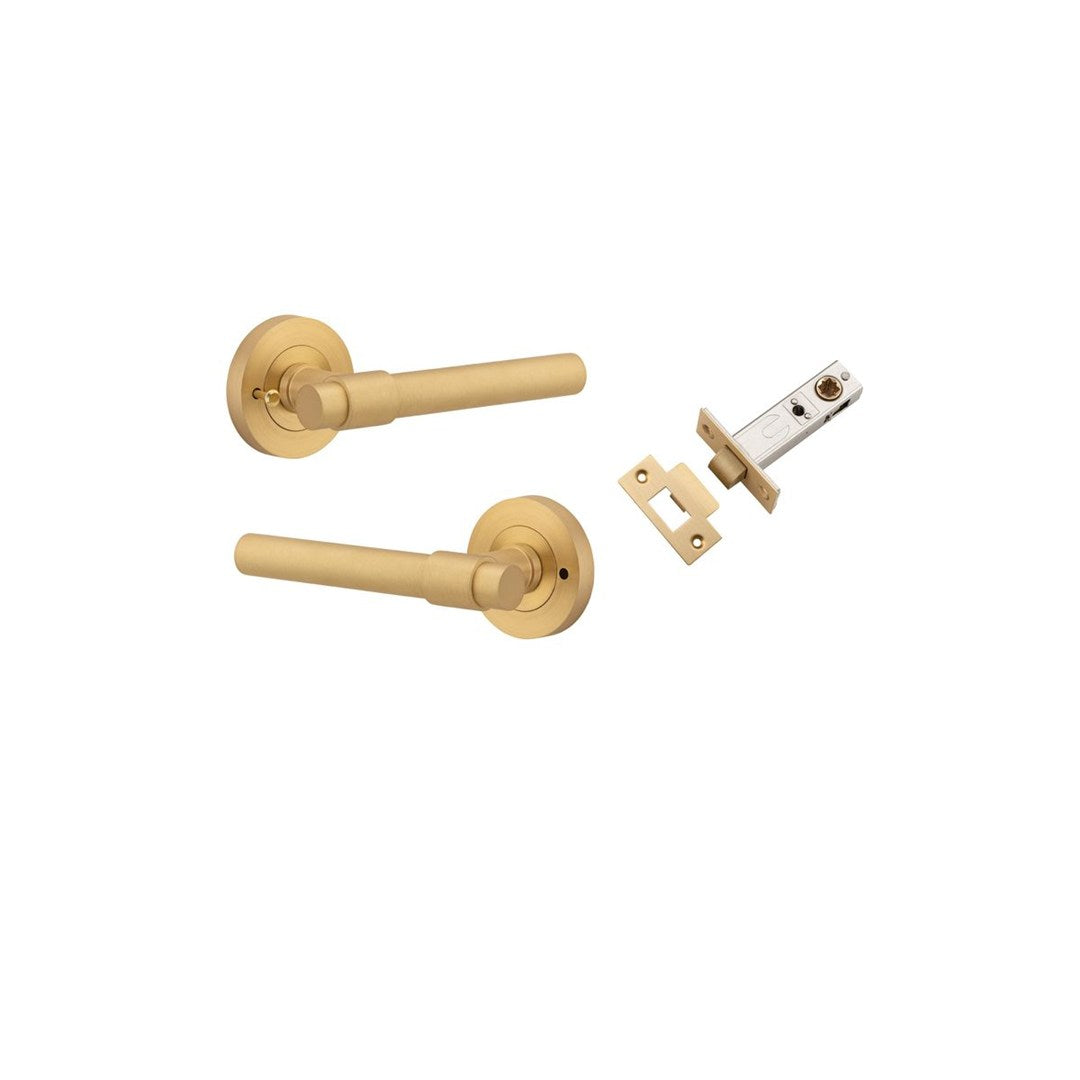 Iver Helsinki Privacy Lever Set Rnd Backplate 58 X 44mm