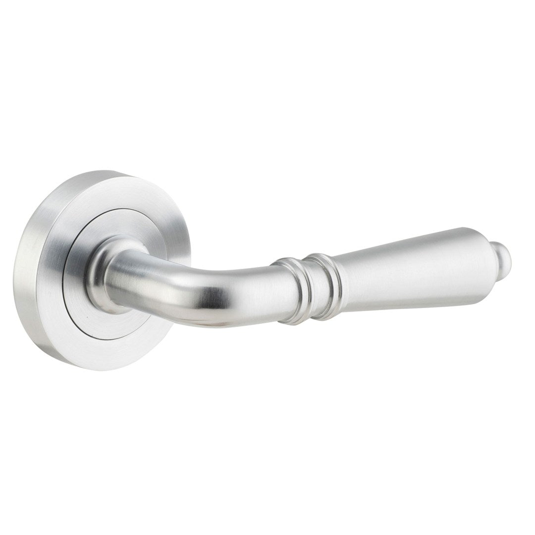Iver Sarlat Passage Lever 1/2 Set Rnd Backplate Right Hand 52 X 56mm