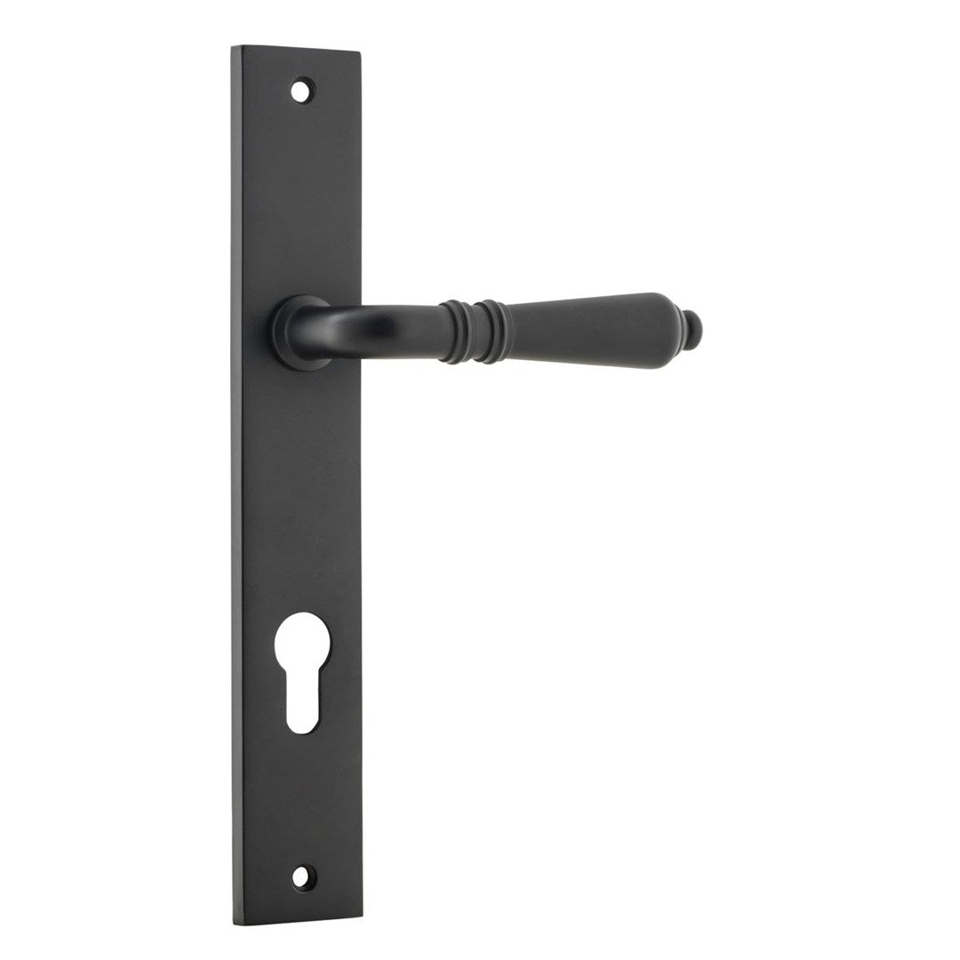 Iver Sarlat Entrance Lever Set Rect Backplate 240 X 38 X 55mm