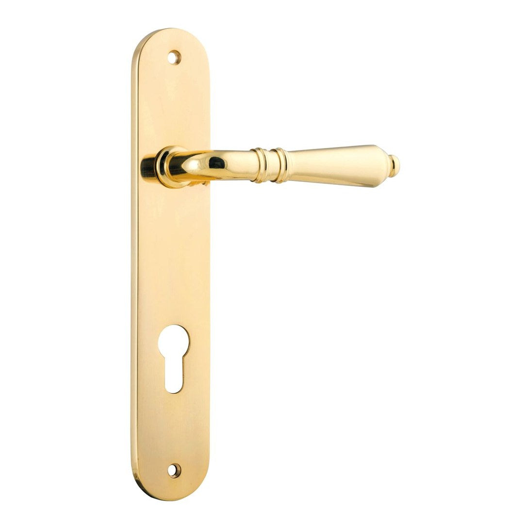 Iver Sarlat Entrance Lever Set Oval Backplate 230 X 40 X 53mm