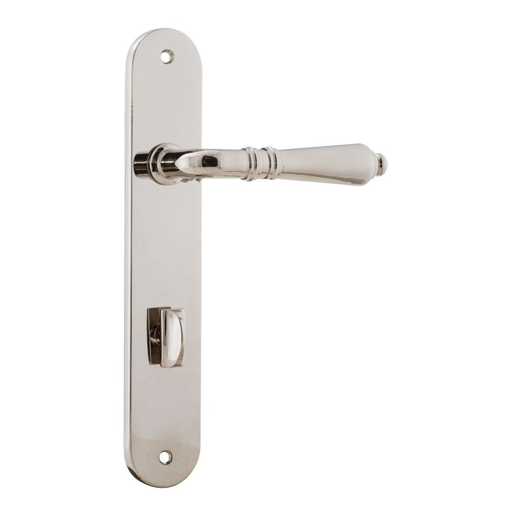Iver Sarlat Privacy Lever Set Oval Backplate 240 X 40 X 53mm