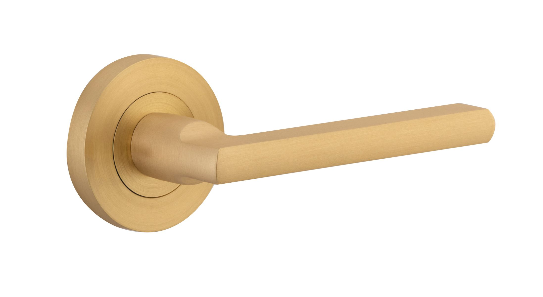 Iver Baltimore Passage Lever 1/2 Rnd Backplate Left Hand 52 X 58mm