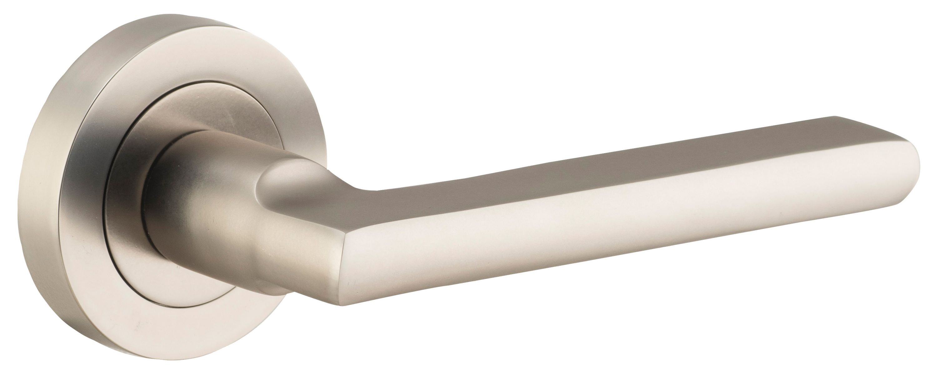 Iver Baltimore Passage Lever 1/2 Rnd Backplate Left Hand 52 X 58mm