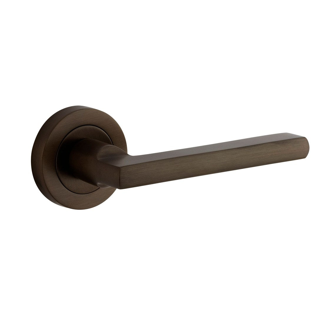 Iver Baltimore Passage Lever 1/2 Rnd Backplate Right Hand 52 X 58mm