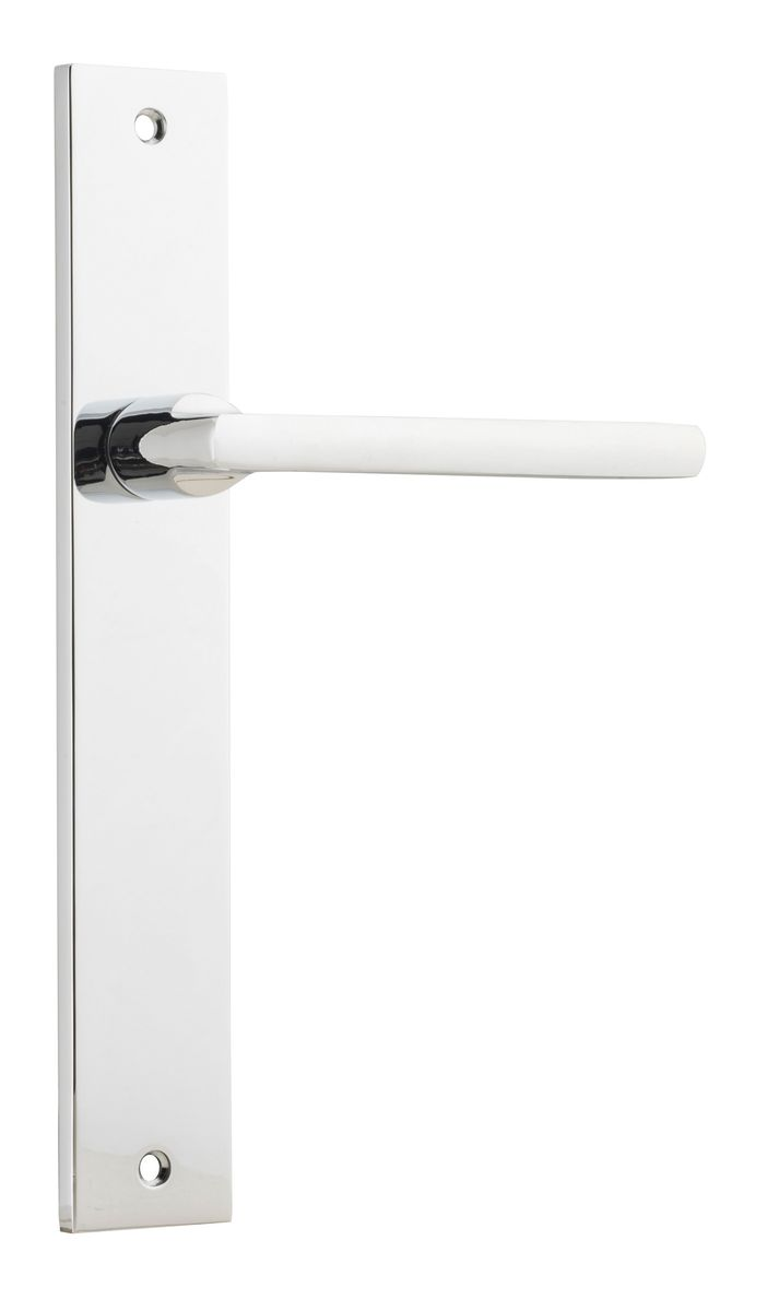 Iver Baltimore Passage Lever Set Rect Backplate 240 X 38 X 55mm