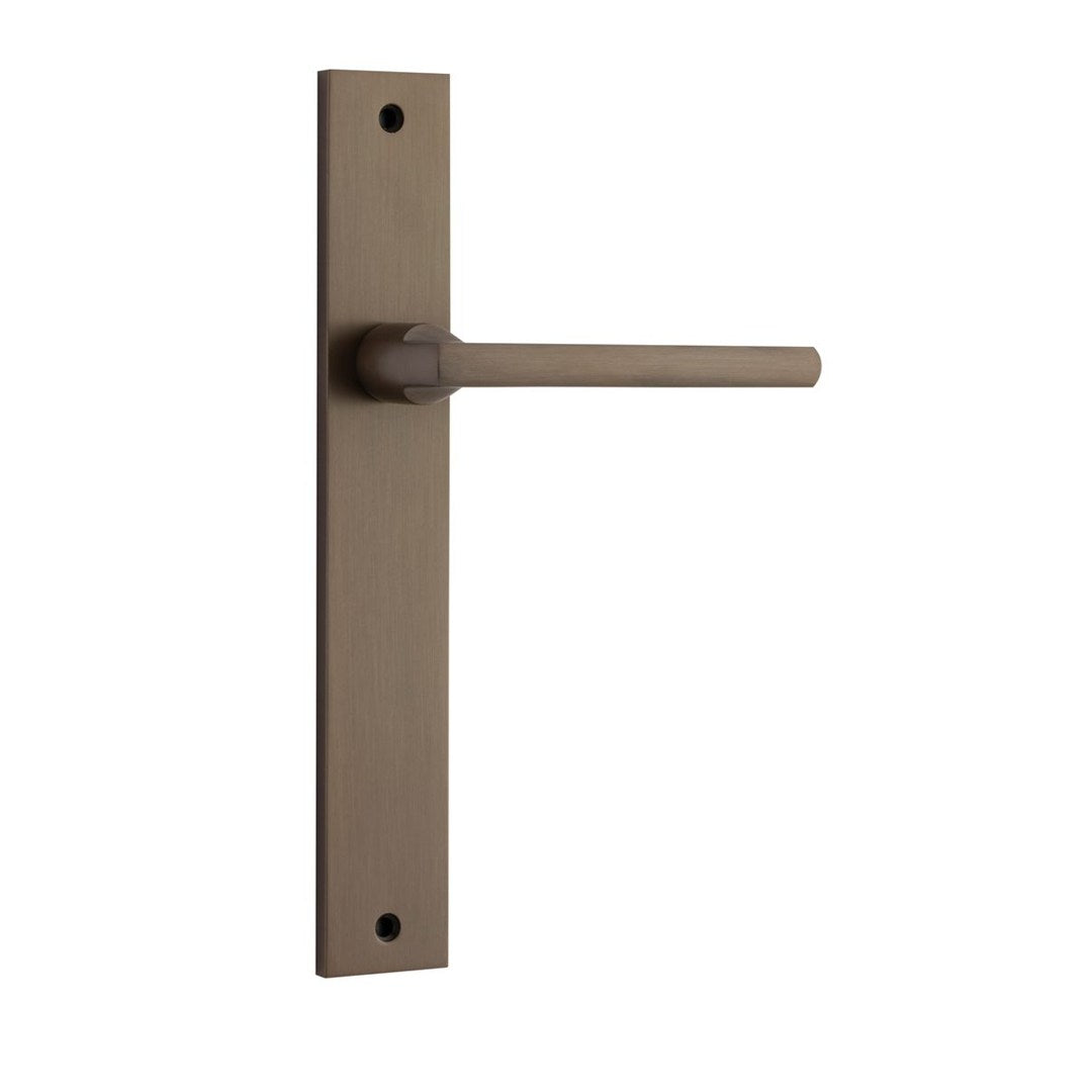 Iver Baltimore Lever 1/2 Set Rect Backplate Right Hand 240 X 38 X 55mm