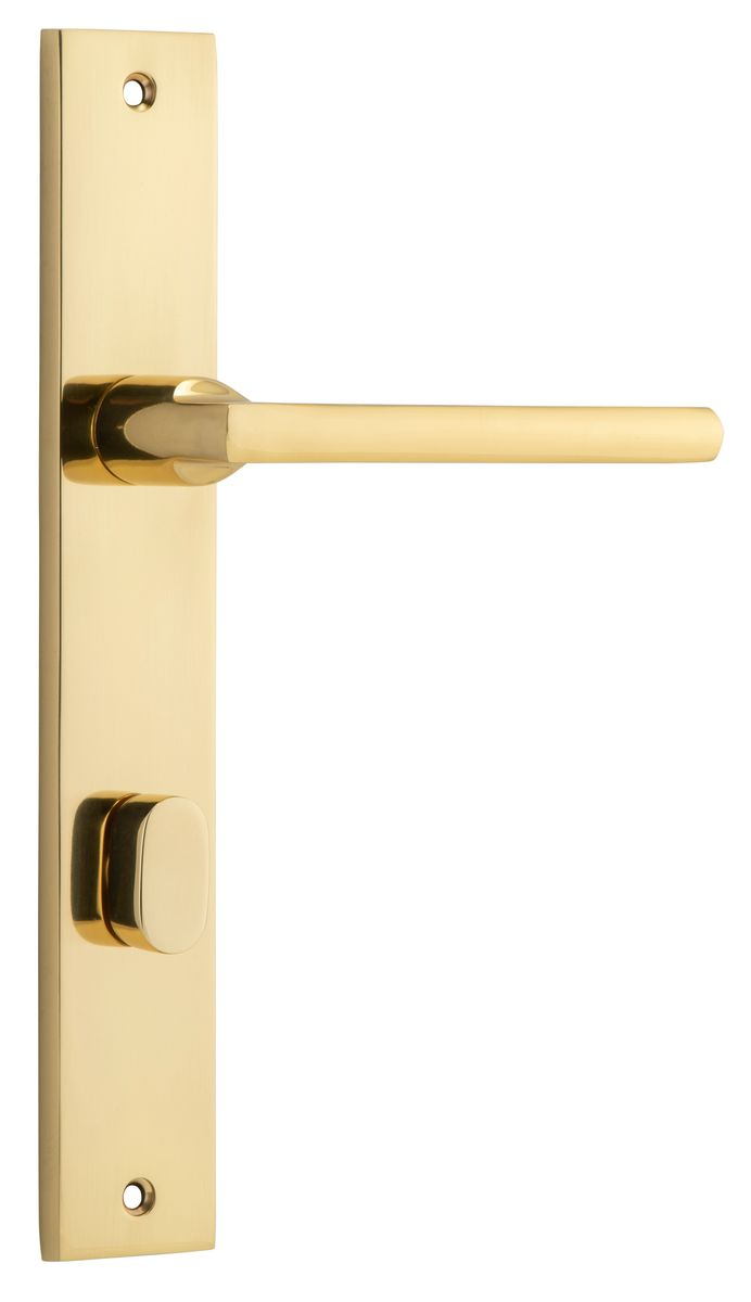Iver Baltimore Privacy Lever Set Rect Backplate 240 X 38 X 55mm