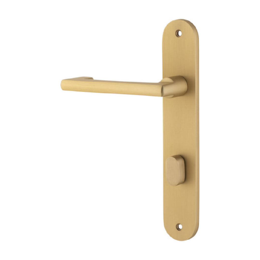 IVER BALTIMORE LEVER 1/2 SET OVAL BACKPLATE LEFT HAND 230 X 40 X 55MM