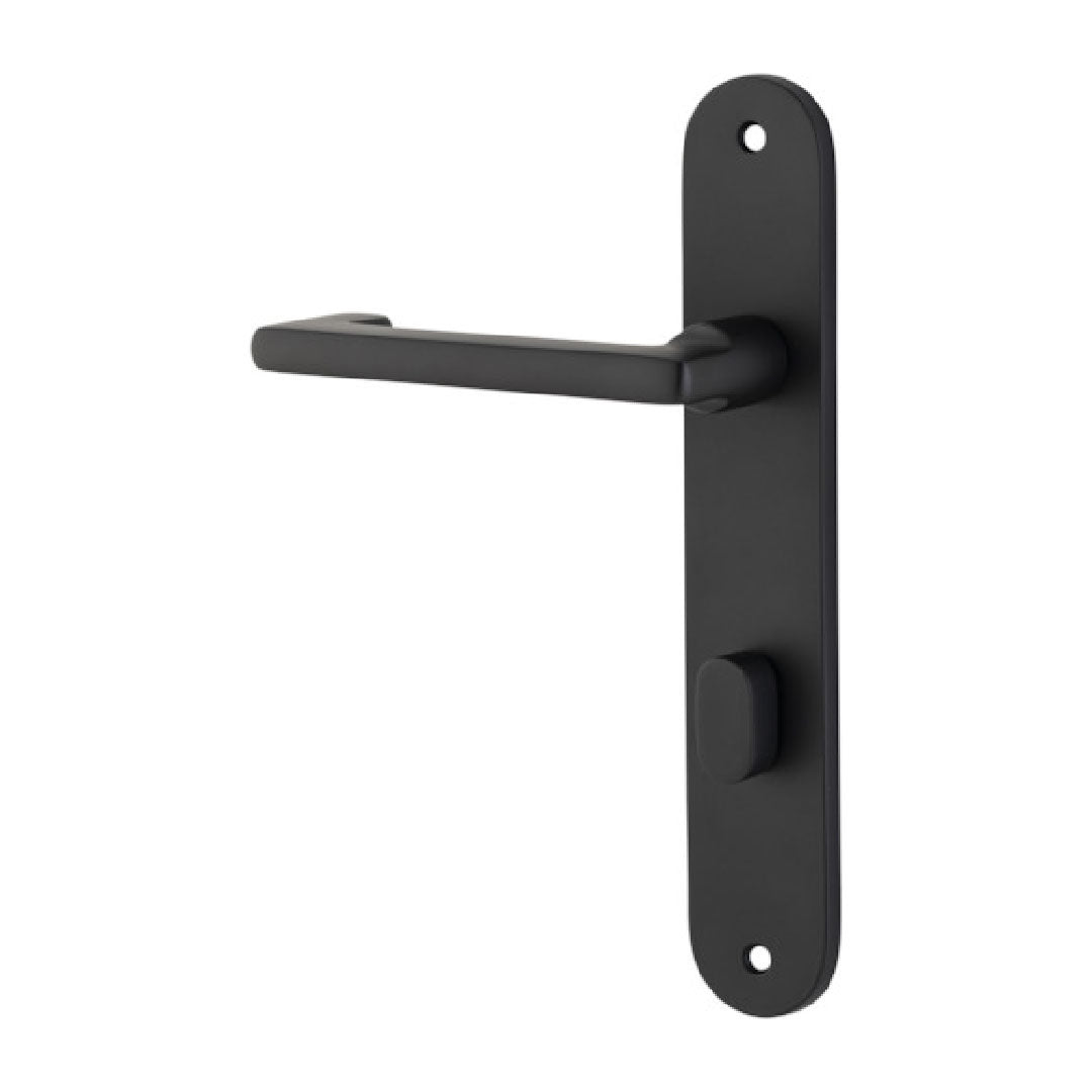 Iver Baltimore Lever 1/2 Set Oval Backplate Left Hand 230 X 40 X 55mm