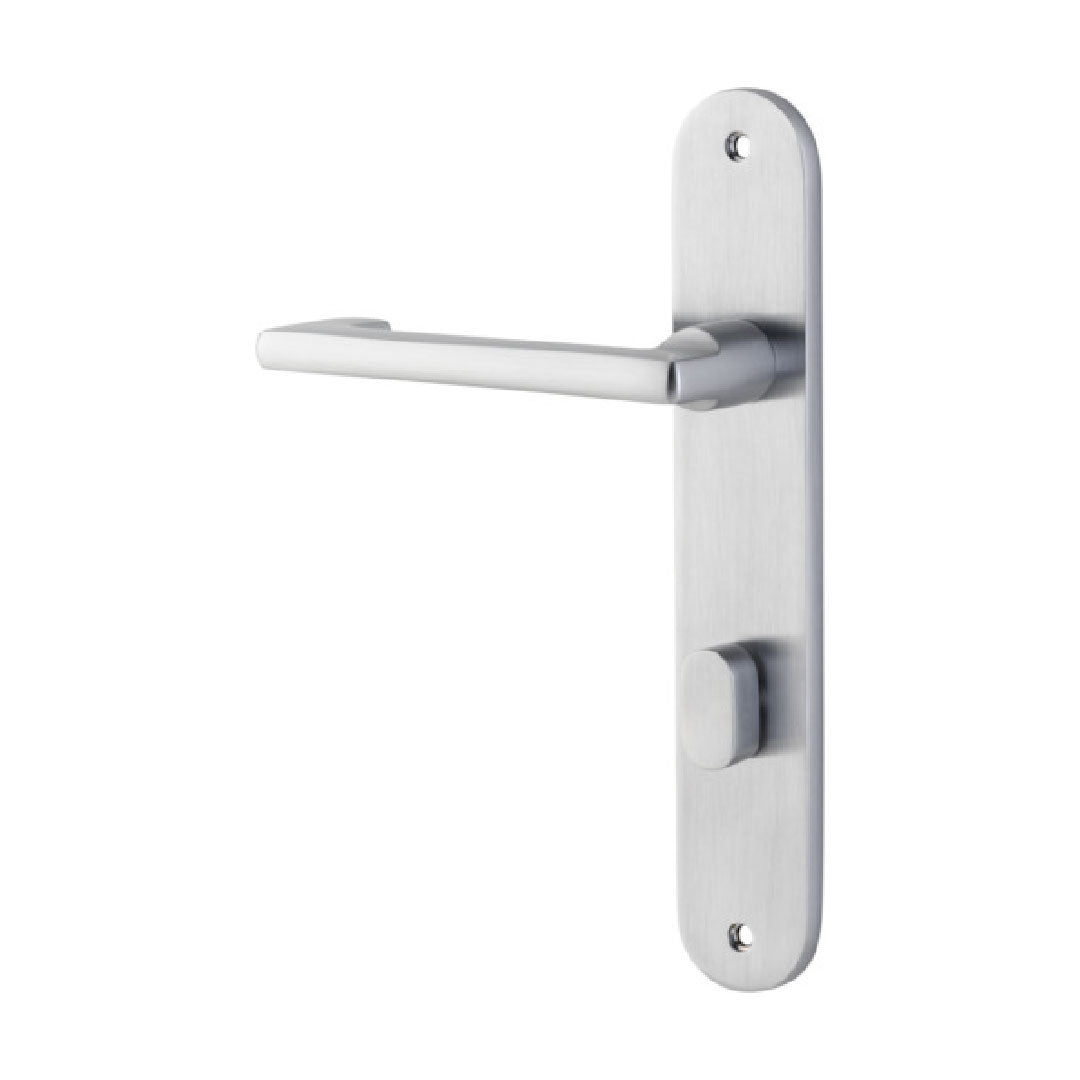 IVER BALTIMORE LEVER 1/2 SET OVAL BACKPLATE LEFT HAND 230 X 40 X 55MM