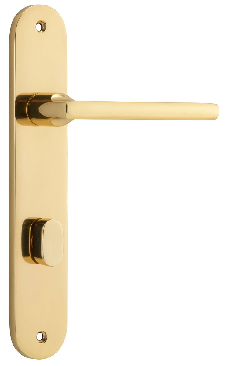 Iver Baltimore Privacy Lever Set Oval Backplate 230 X 40 X 55mm
