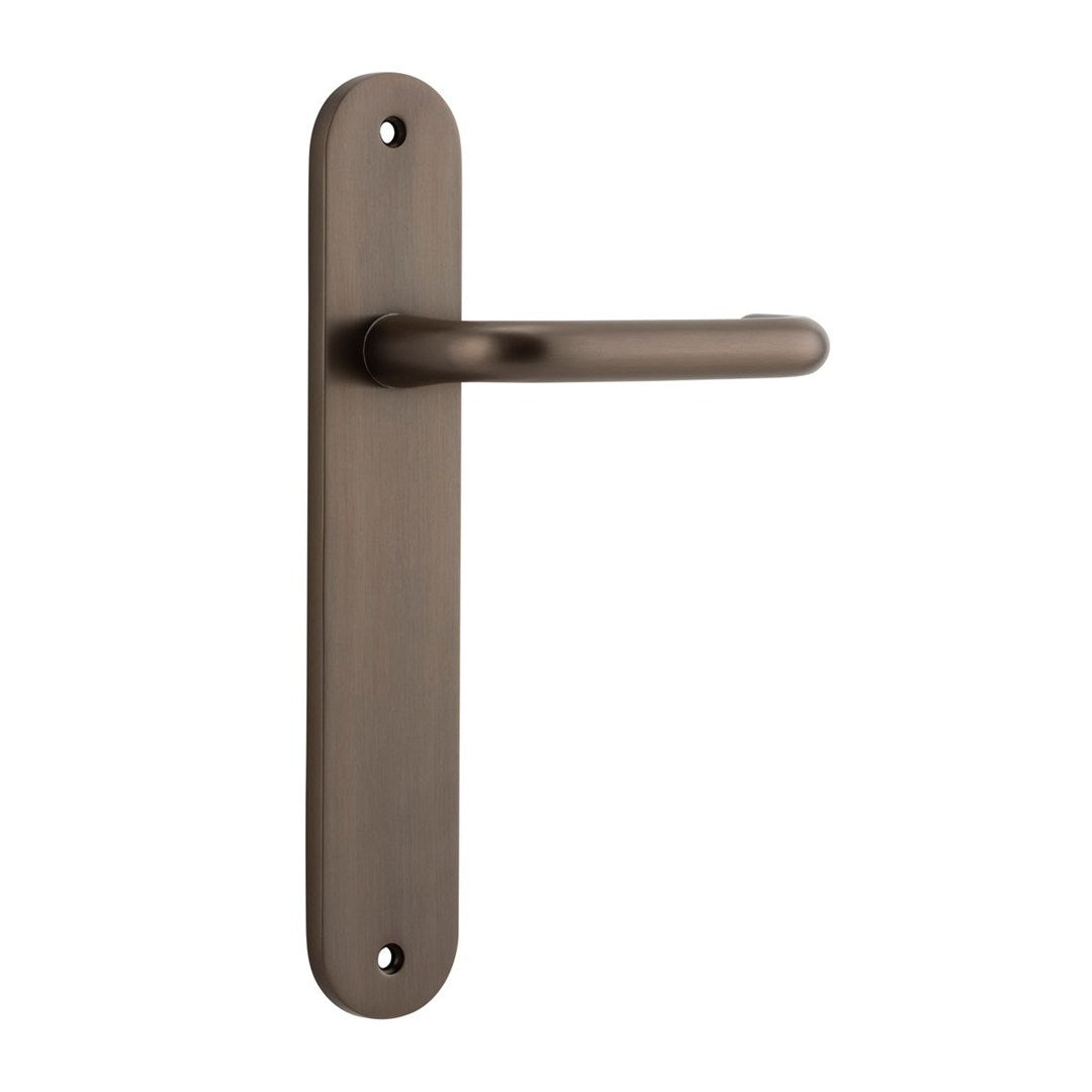 Iver Oslo Passage Lever Set Oval Backplate 230 X 40 X 57mm