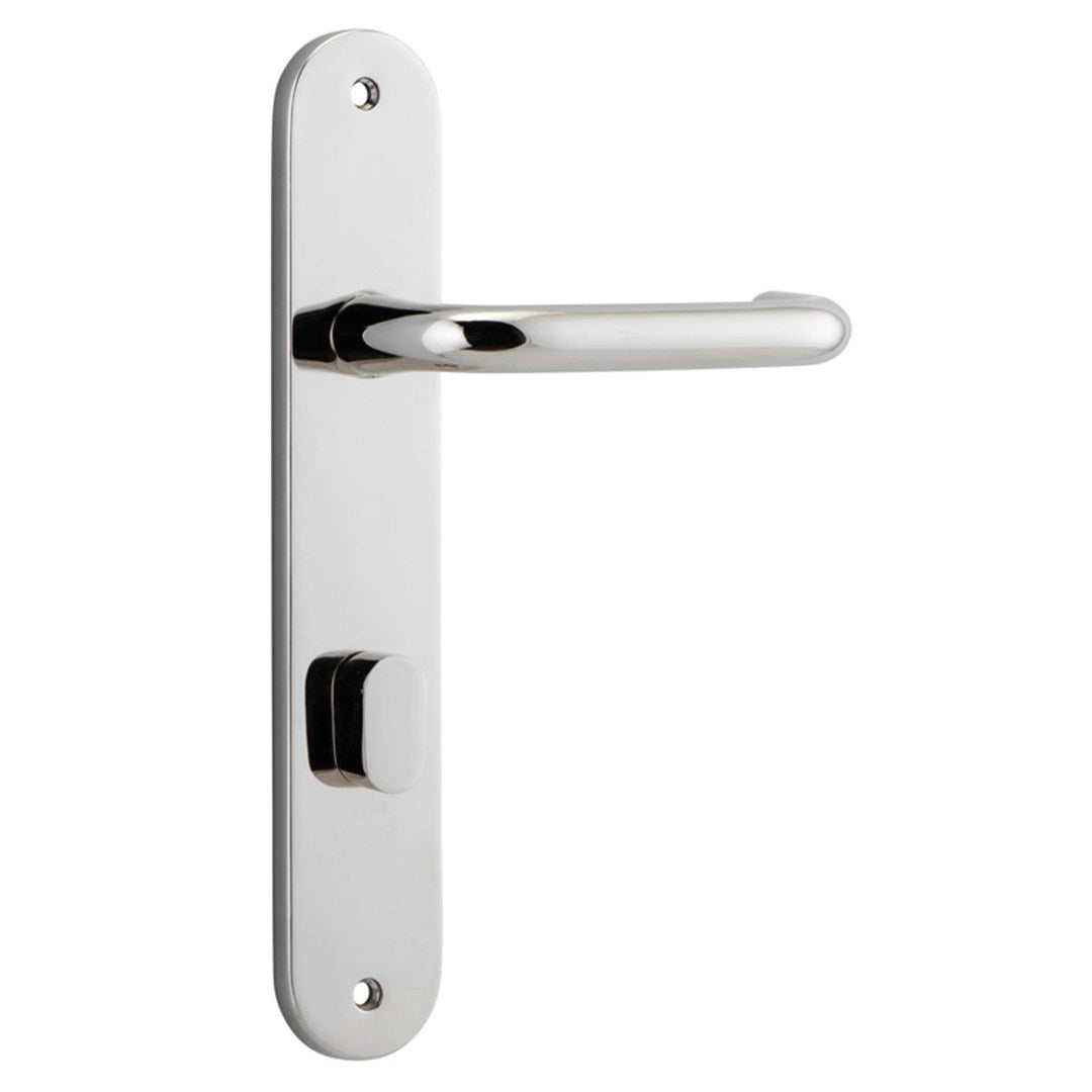 Iver Oslo Privacy Lever Set Oval Backplate 230 X 40 X 57mm