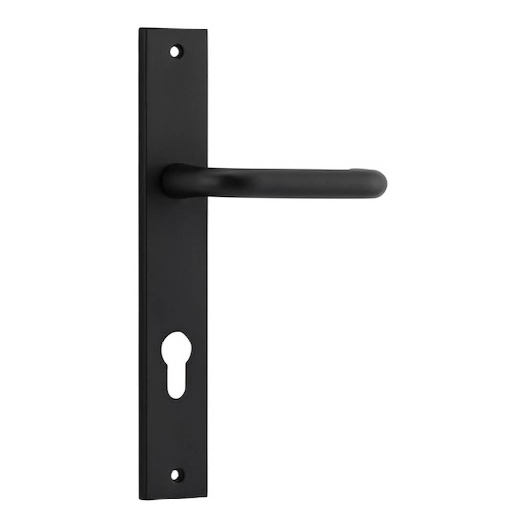 Iver Oslo Entrance Lever Set Rect Backplate 237 X 50 X 57mm