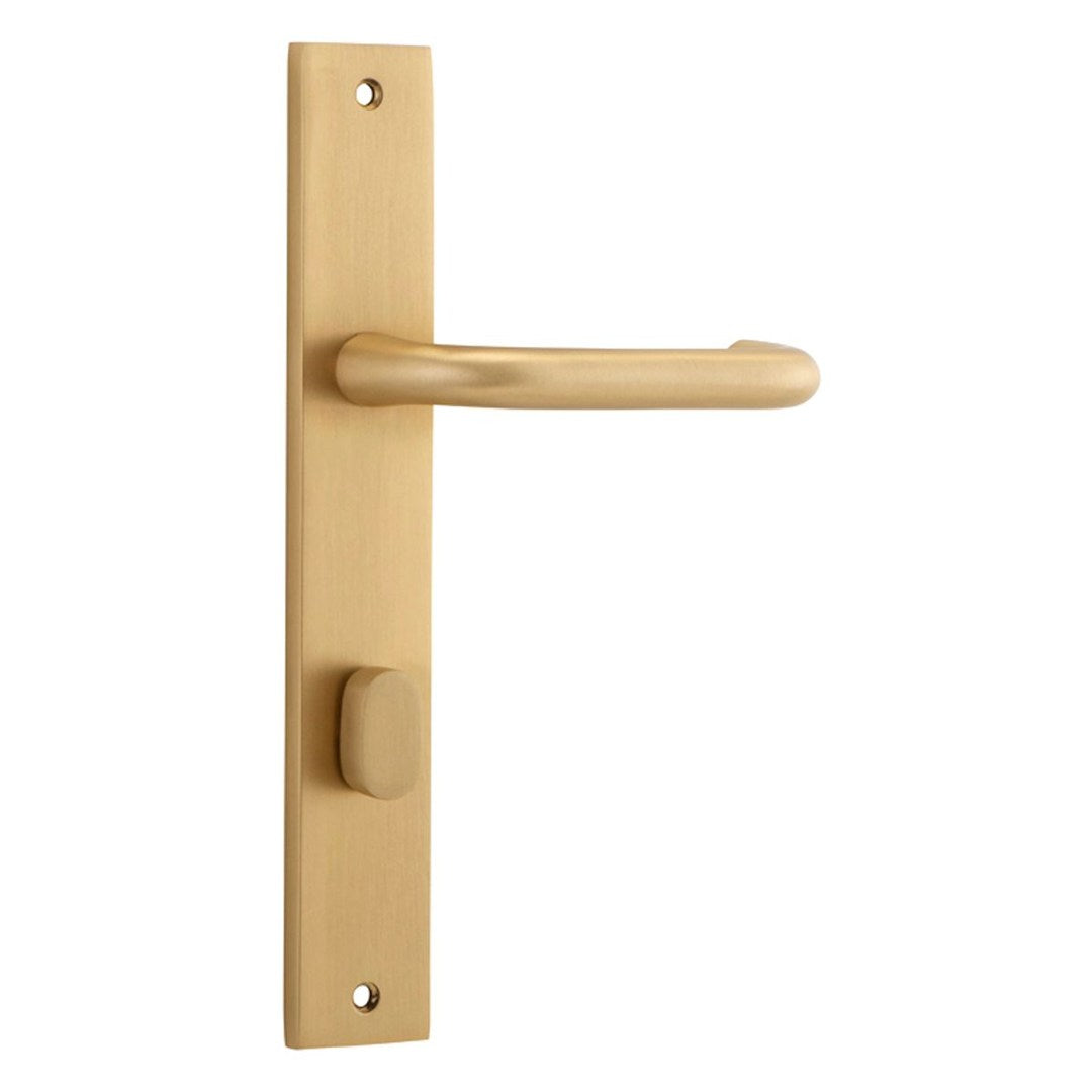 Iver Oslo Privacy Lever Set Rect Backplate 237 X 50 X 57mm