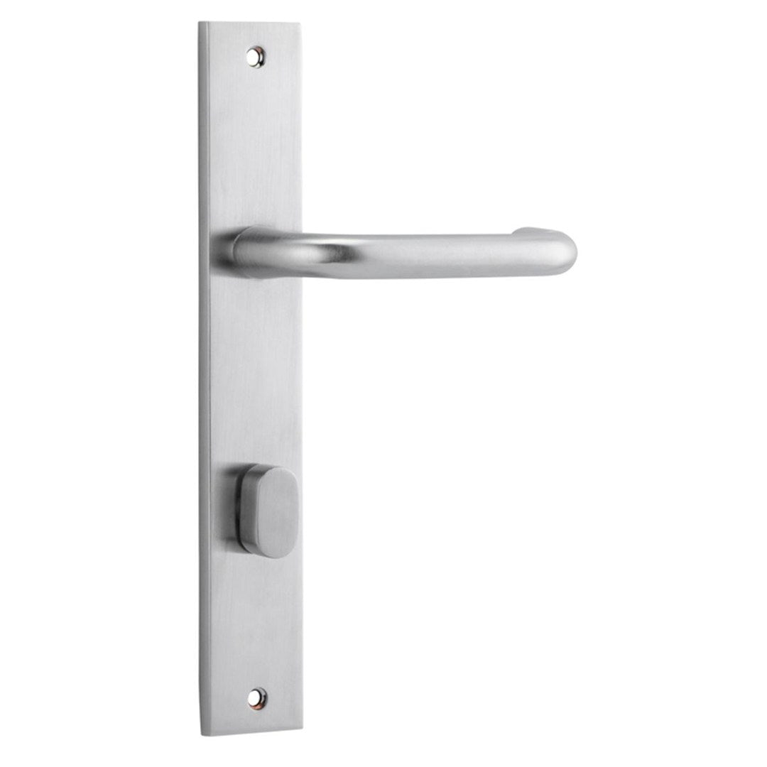 Iver Oslo Privacy Lever Set Rect Backplate 237 X 50 X 57mm