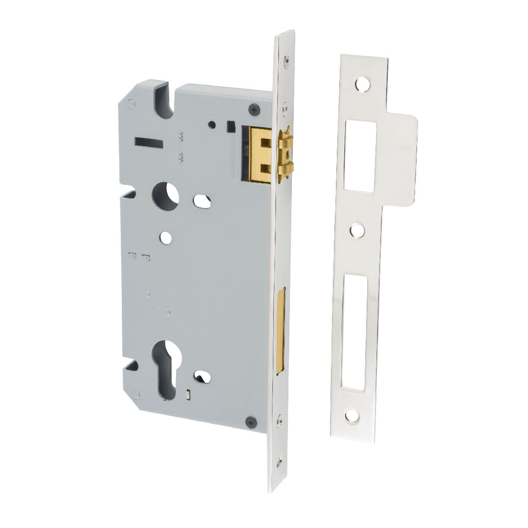 IVER EURO MORTICE LOCK ROLLER 45MM BACKSET