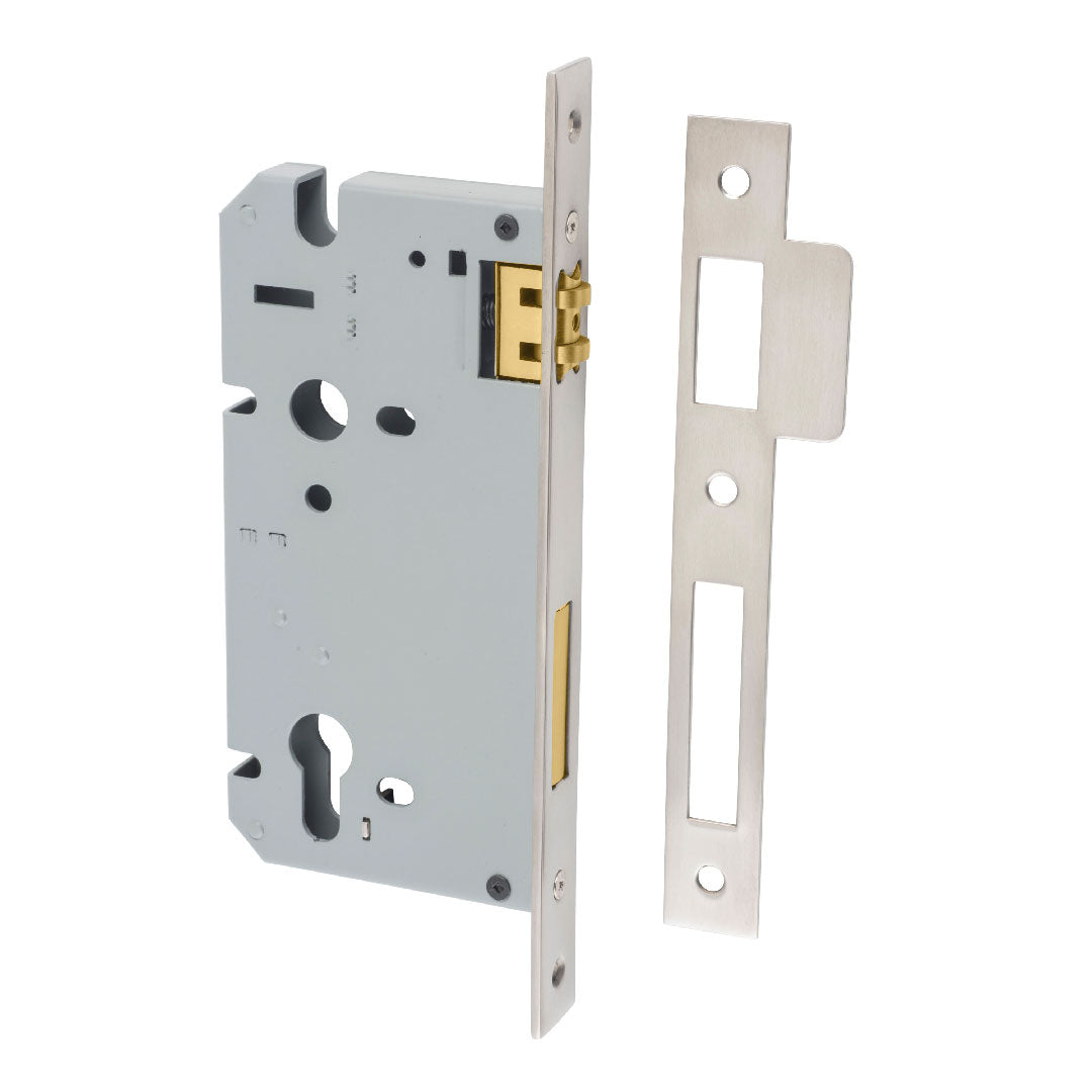 Iver Euro Mortice Lock Roller Rebated 60mm Backset