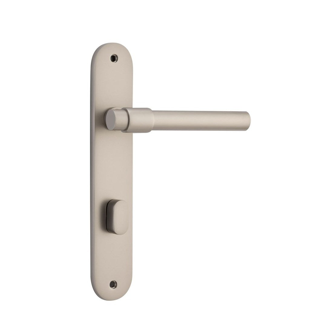 Iver Helsinki Privacy Lever Set Oval Backplate 240 X 40 X 58mm