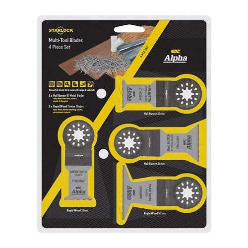 Alpha Starlock Multi-Tool Blade Set