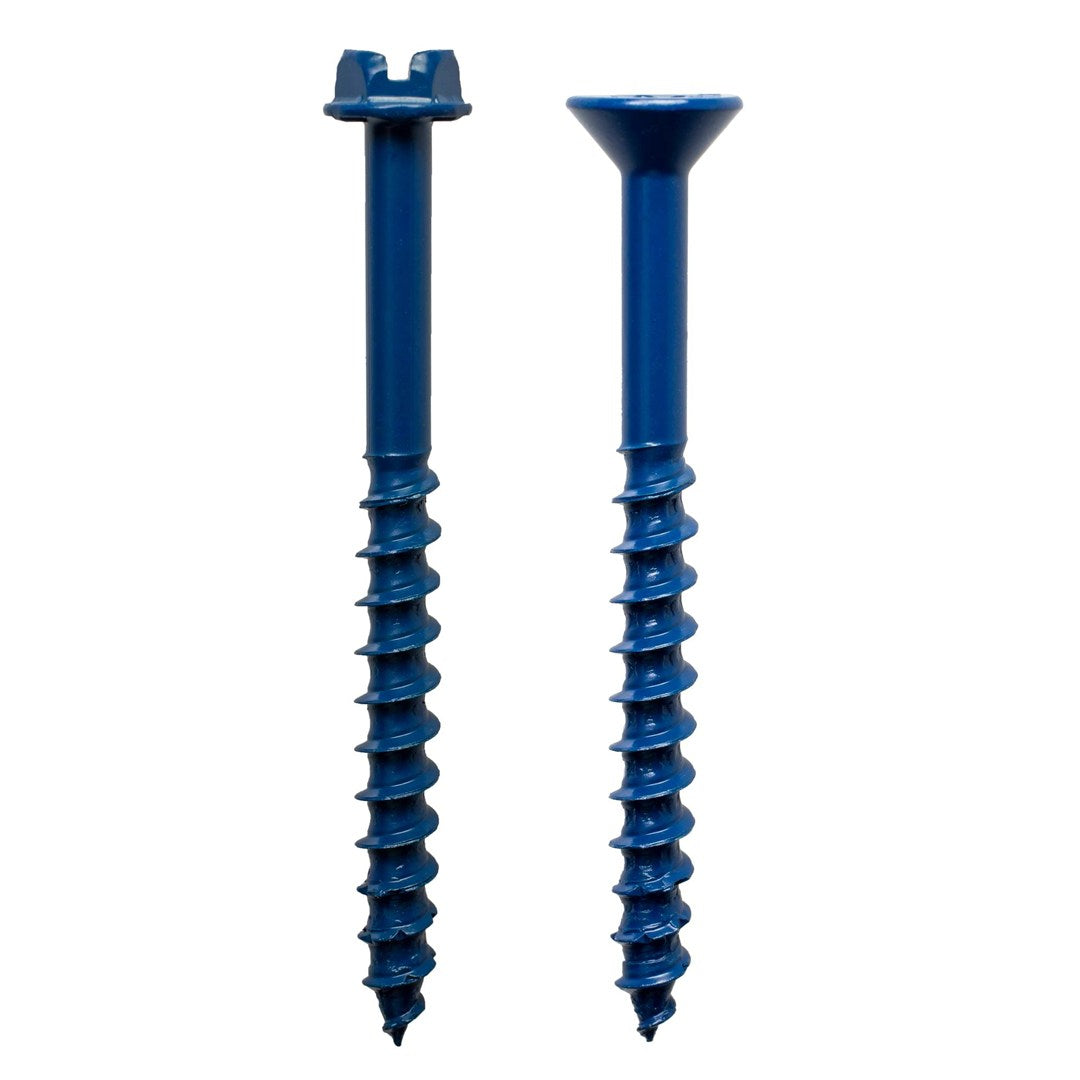 Masonry Anchor Countersunk Screw T30 Bit Included 6.35x70mm Titan Turbo & Trade (Box Of 100)
