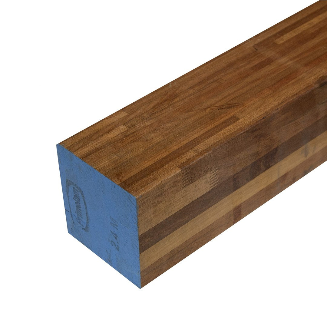 Merbau (Kwila) Gl13 Laminated Post - Dressed Pencil Round