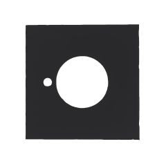 Lockwood Velocity Series Large Rose Square Privacy Trim Pair