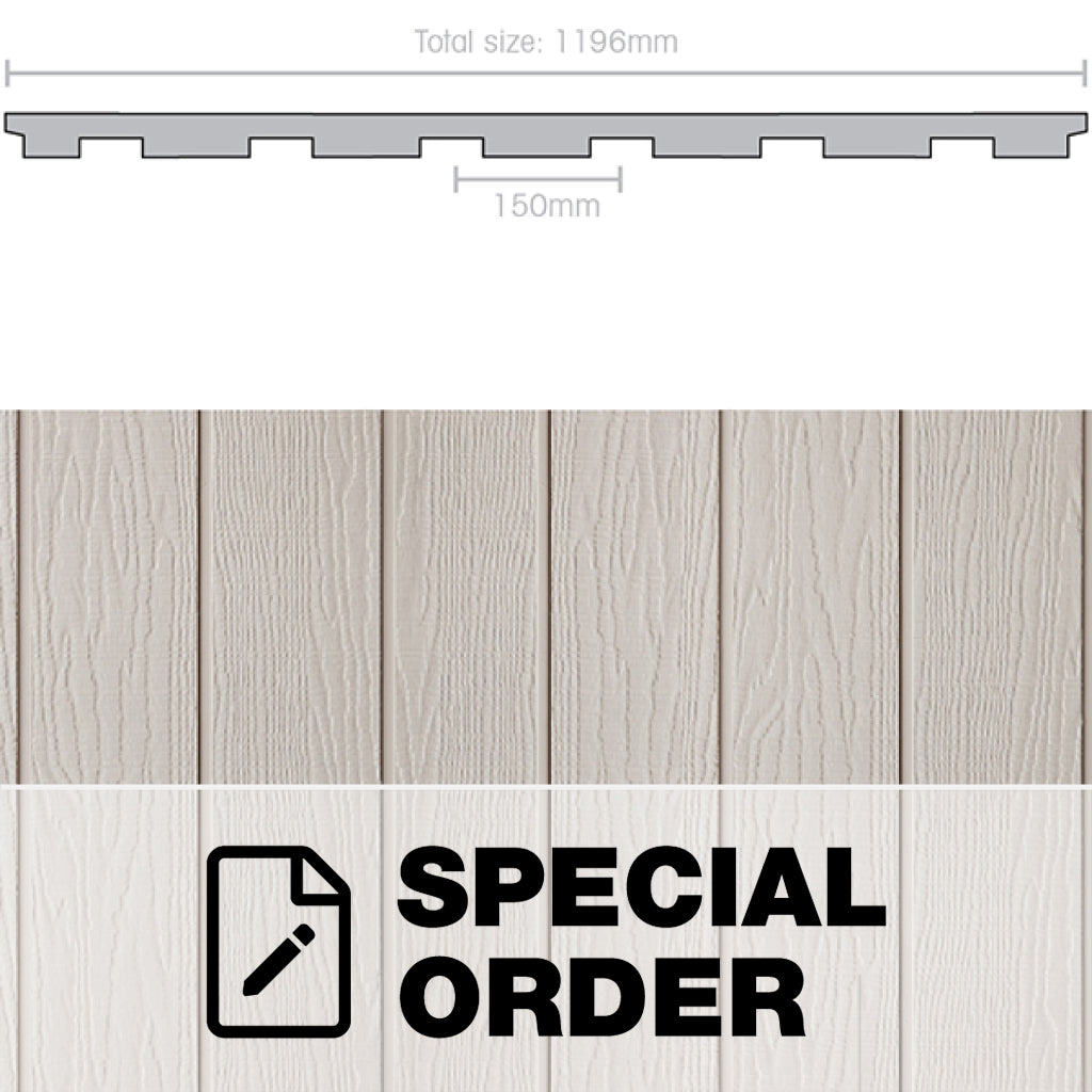 WEATHERTEX WEATHERGROOVE RUFF 150 - 1196 X 3660MM