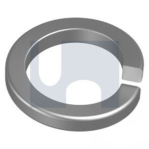Square Section Spring Lock Washer Zinc Plated - Imperial