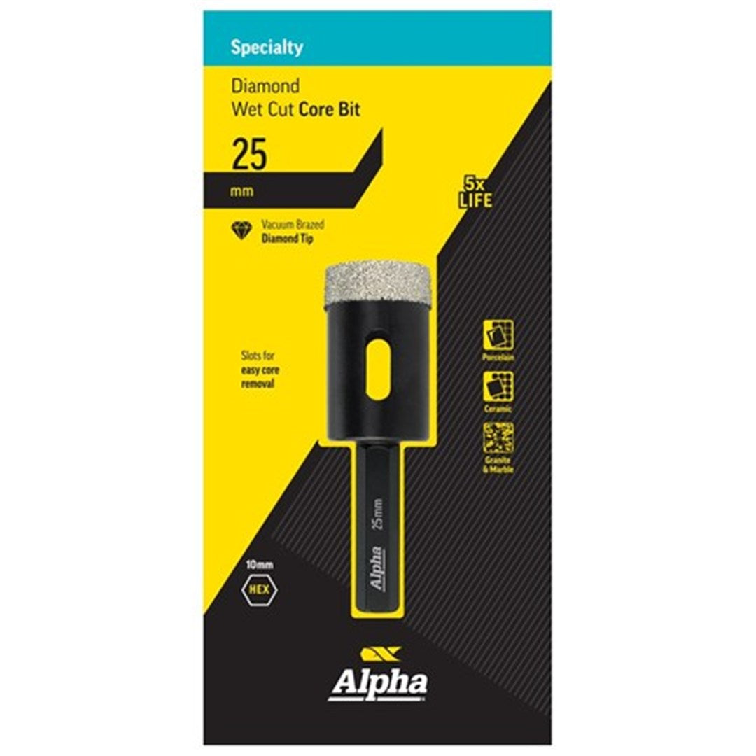 Alpha Diamond Core Bit Wet Cut