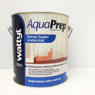 WATTYL AQUA PREP ACRYLIC PRIMER SEALER UNDERCOAT WHITE