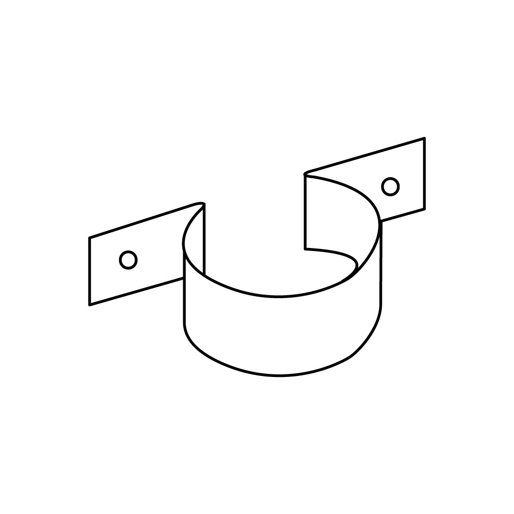 LYSAGHT ASTRAGAL DOWNPIPE BRACKET ZINCALUME