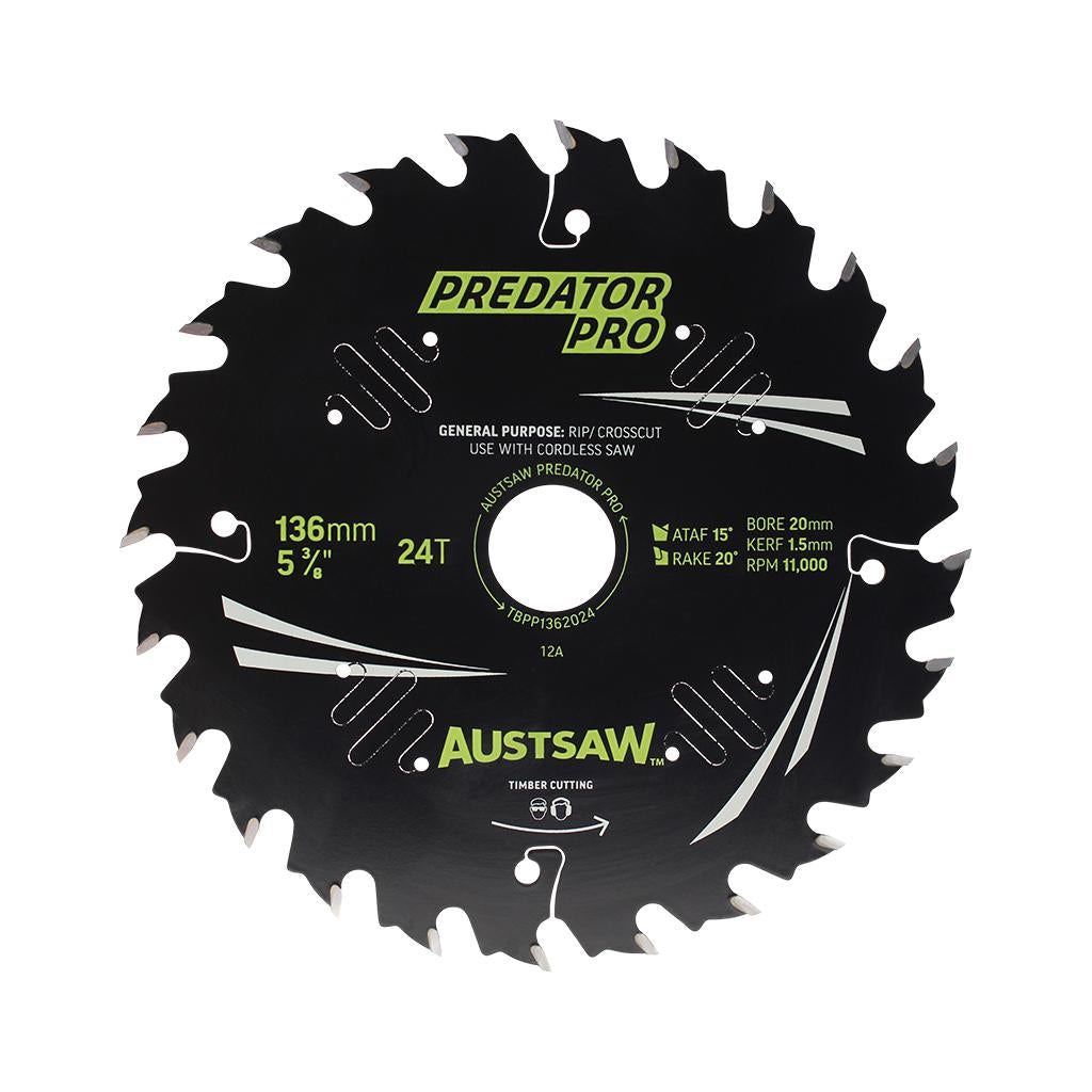 Austsaw Circ Saw Blade Timber Predator Pro