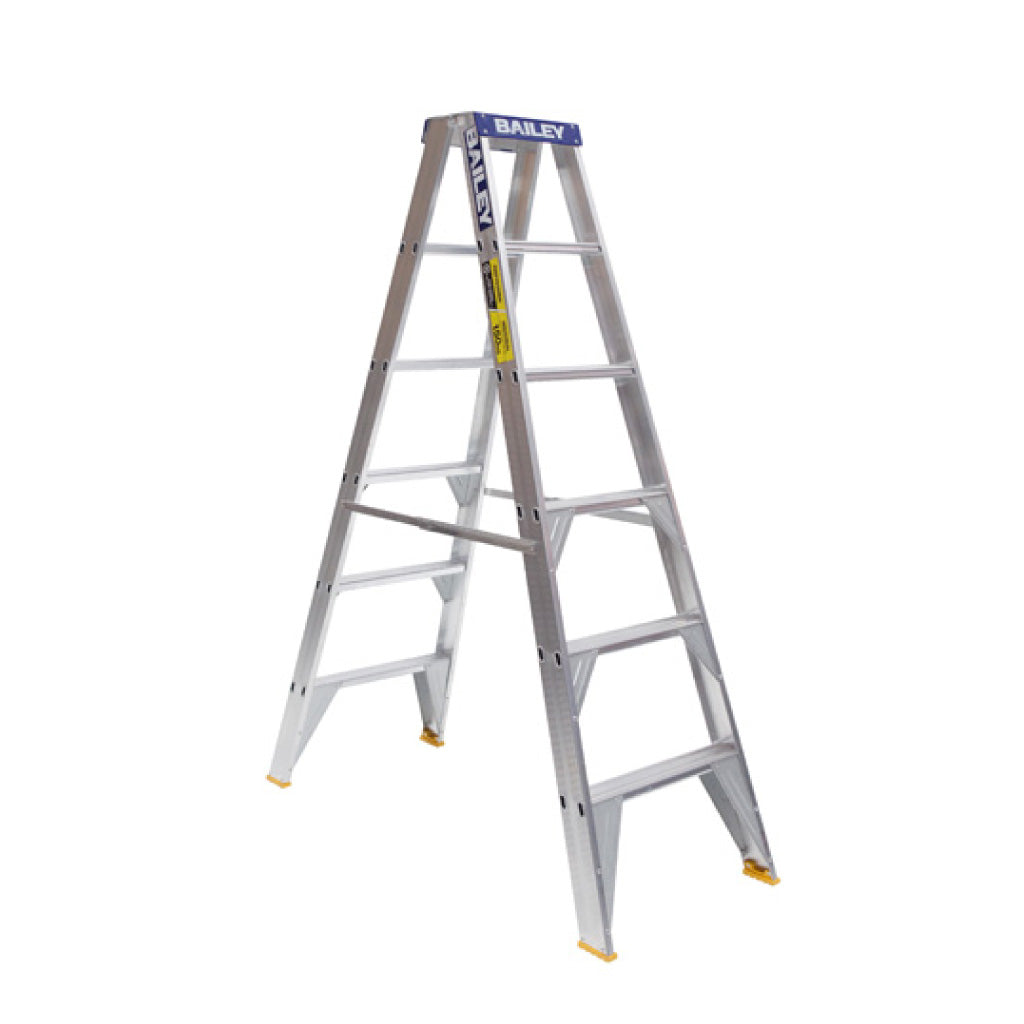 BAILEY DOUBLE SIDED STEP LADDER 150KG CAPACITY 1.8M