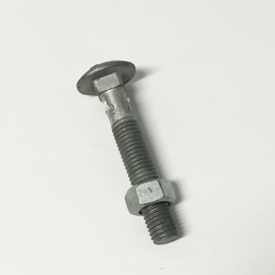 BOLT AND NUT CUP HEAD M6 CL4.6 GALV
