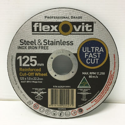 Flexovit Mega Cut Off Disc For Mild & Stainless Steel