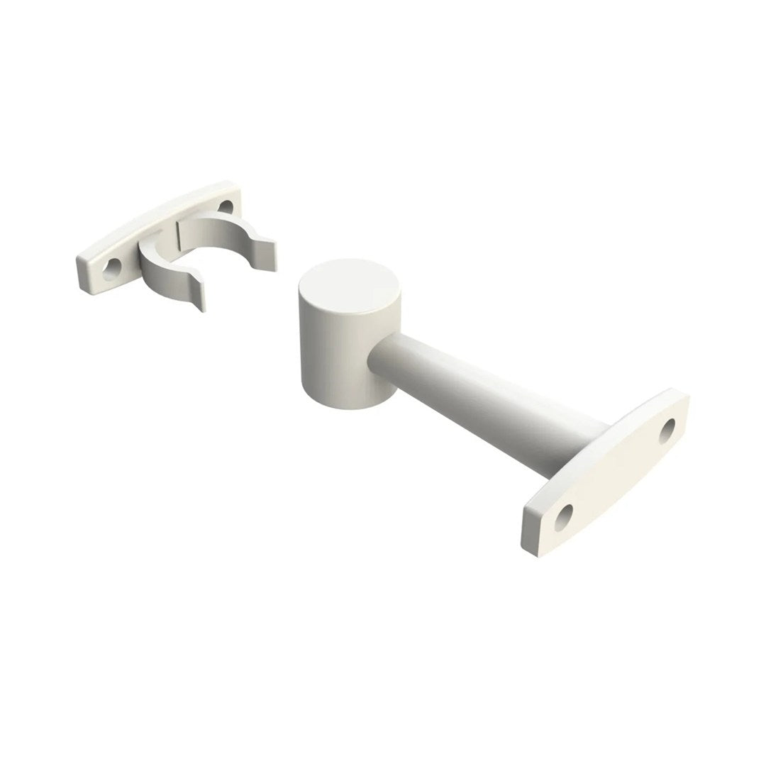 Emro Door Stop/Clip Riser White 12mm