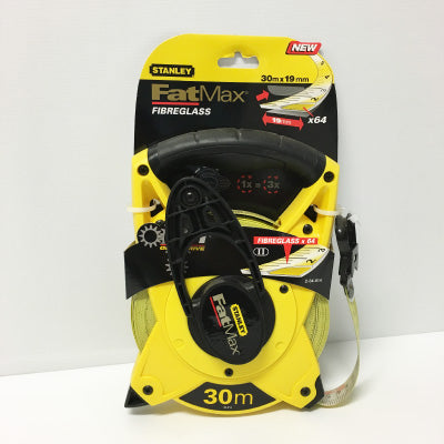 TAPE MEASURE 30M FIBREGLASS FATMAX