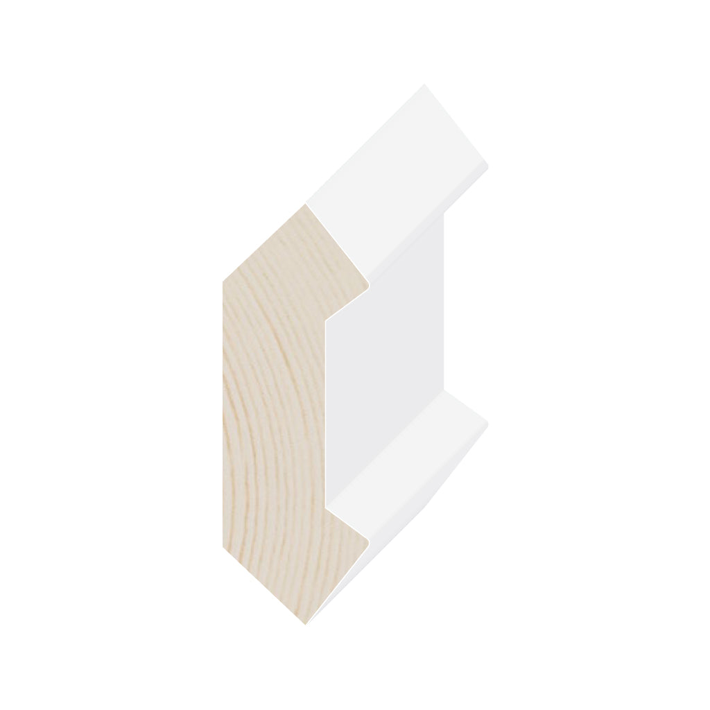 Pine Moulding Fj Sq Cornice H3 Treated & Primed
