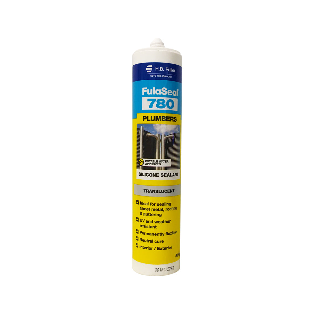 Fulaseal 780 Plumbers Silicone Sealant 300g Translucent