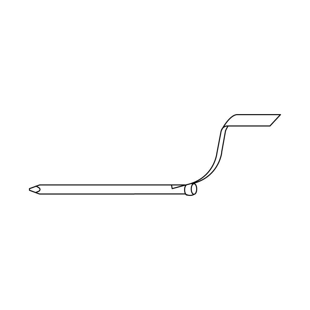 LYSAGHT QUAD GUTTER 150MM SPIKE BRACKET COLORBOND