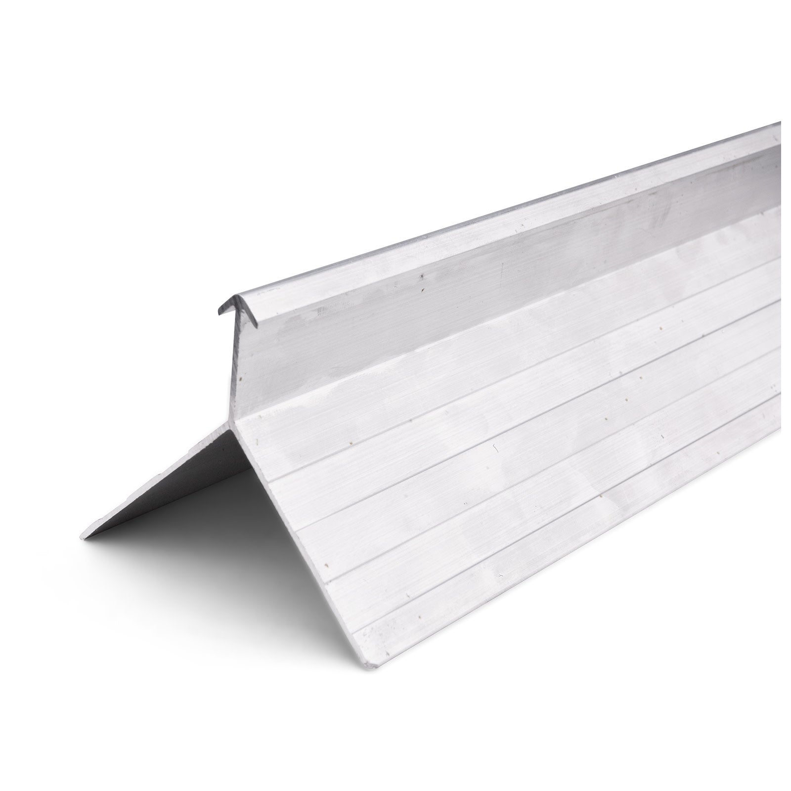 EXTERNAL CORNER SLIMLINE ALUMINIUM 14X3000MM STRIA FINE TEXTURE