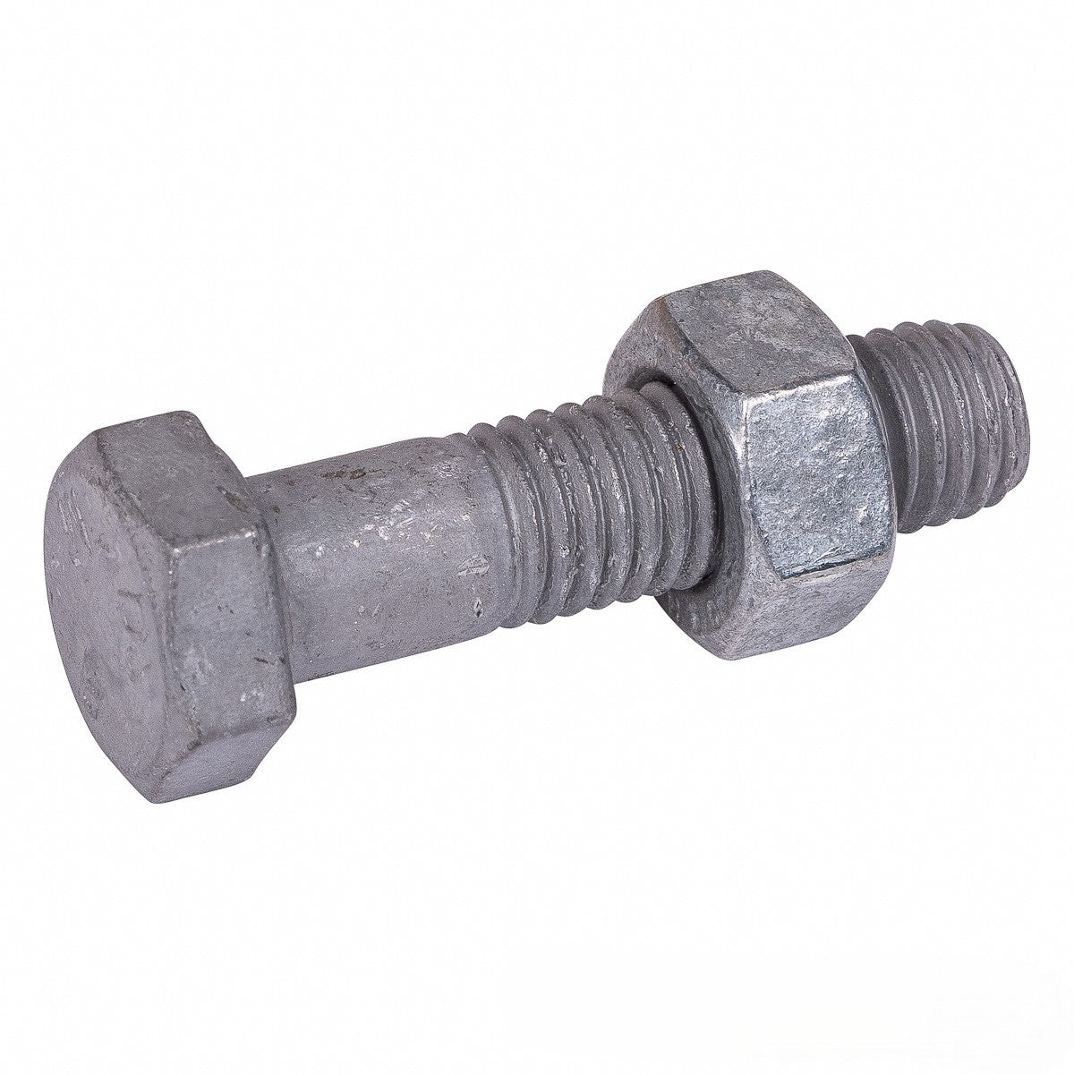 Hex Head Bolt And Nut Galvanised - Metric