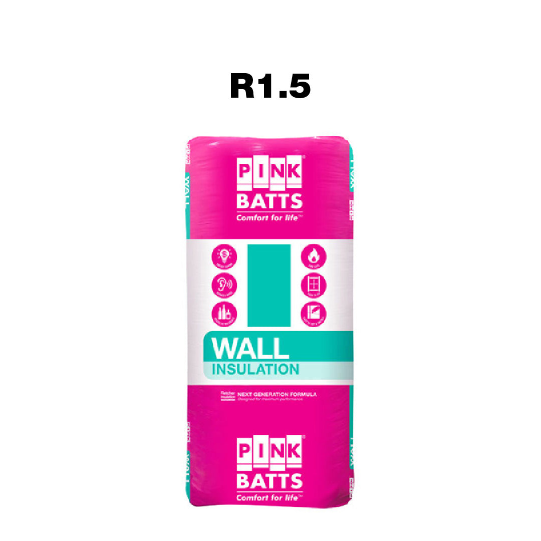 PINK BATTS WALL INSUALTION R1.5