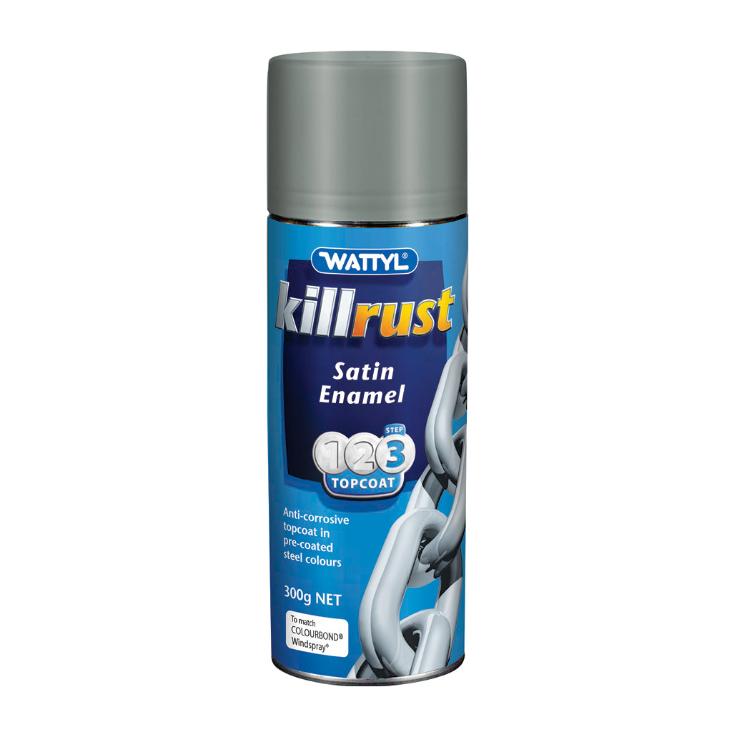 Wattyl Killrust Satin Enamel Spray 300g