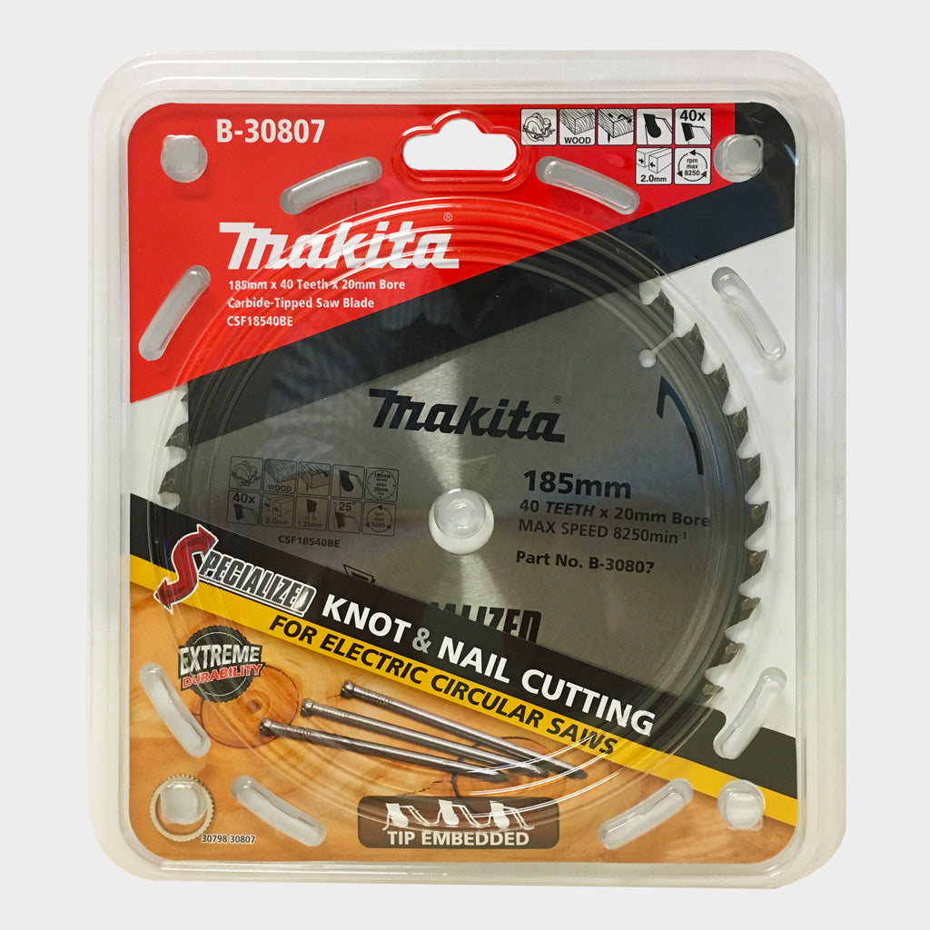 MAKITA SAW BLADE TCT KNOT & NAIL 235 X 25MM X 24T