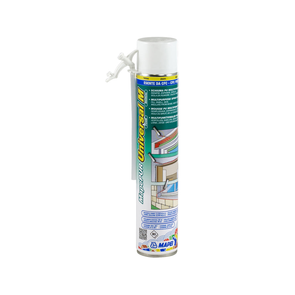 MAPEI EXPANDING FOAM POLYURETHANE MAPEPUR UNIVERSAL FOAM M 750ML